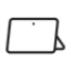A generic square placeholder image with rounded corners in a figure.